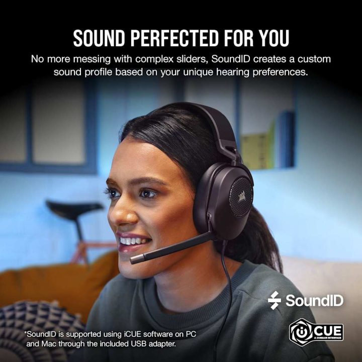 Corsair HS65 wired headphones