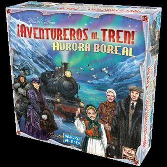 Asmodee Juego de mesa ¡aventureros al tren! aurora boreal (DW720837)