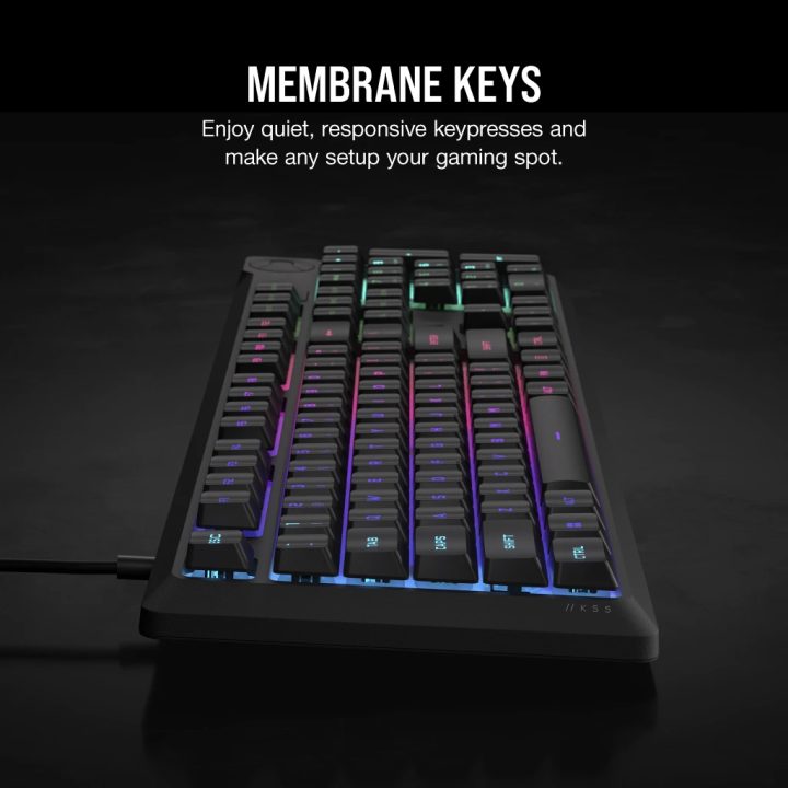 Teclado Corsair K55 preto ch-9226C65-es