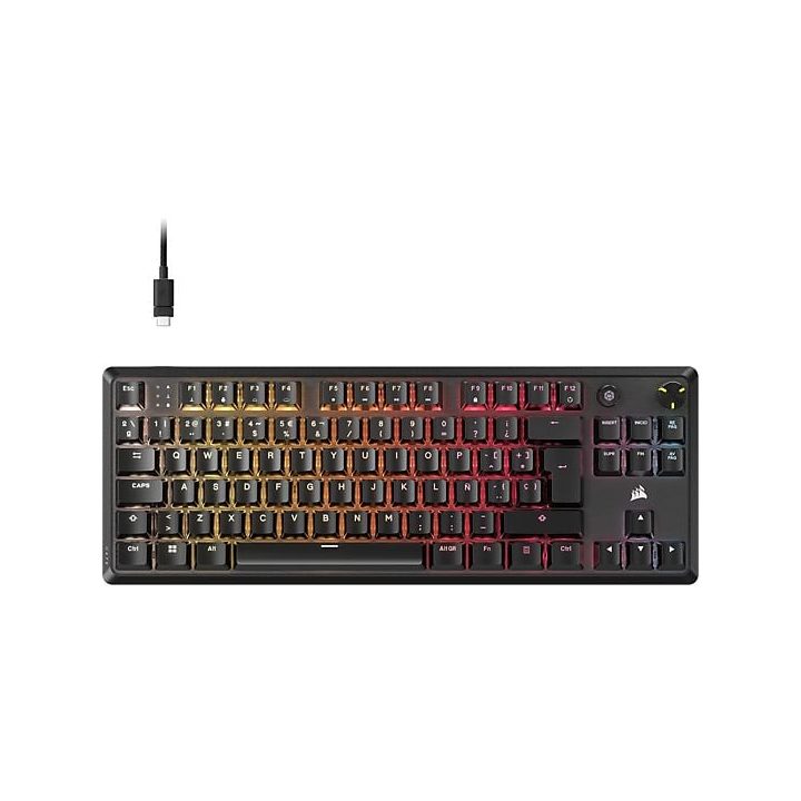 Teclado Corsair K70 core tkl RGB mlx red español ch-910971E-es…