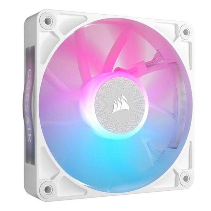 Ventoinha de caixa Corsair RX RGB Series iCUE Link RX120 RGB branca…