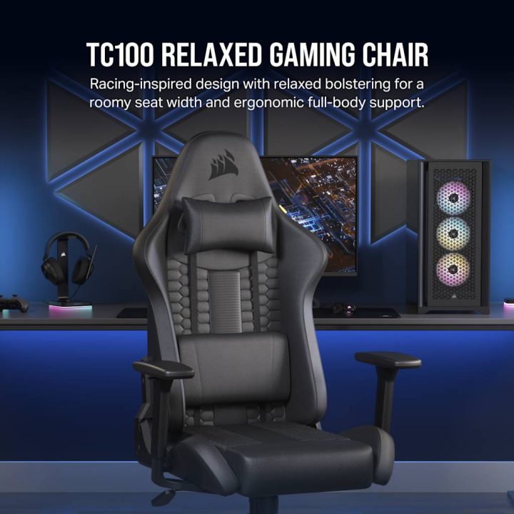 Corsair TC100 Asiento acolchado Respaldo acolchado (CF-9010050-WW)