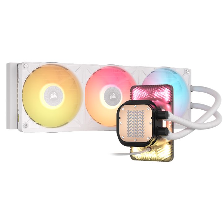 Venti. CPU Corsair icue link titan ii 360 rx LCD white 360mm radiator…
