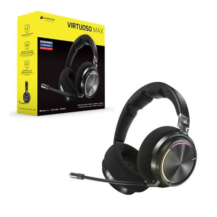 Auscultadores de arco sem fios Corsair Virtuoso Max