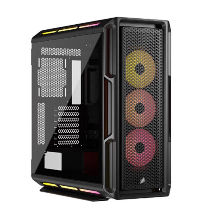 Caixa Corsair 5000T lx RGB vidro temperado mid-tower case preta…