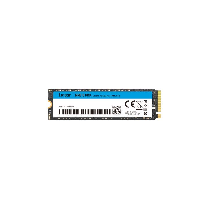 Lexar NM610PRO 500GB NVMe GEN3 Internal Solid State Drive SSD…