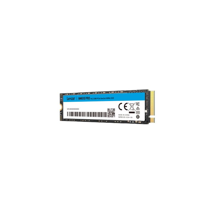 Disco rígido interno sólido SSD Lexar NM610PRO 500GB NVMe GEN3…