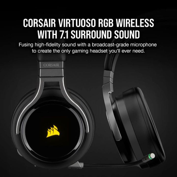 Corsair Virtuoso RGB auriculares de diadema inalámbricos y con cable