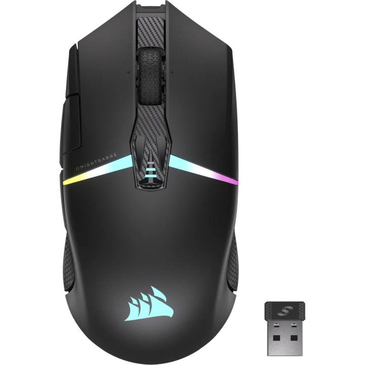 Corsair CH-931B011-EU ratón mano derecha RF Wireless + Bluetooth…