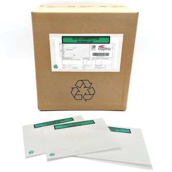 Varios Caja 1000 sobres adhesivos pack list 100% papel 240X130 mm…