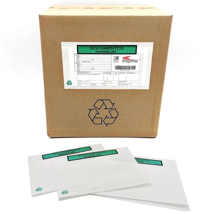 Varios Caja 1000 sobres adhesivos pack list 100% papel 240X175 mm…