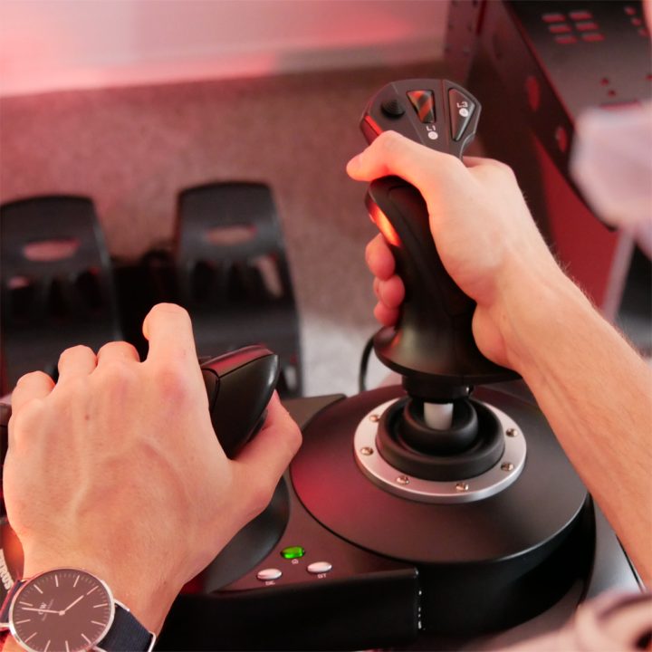 Thrustmaster T.Flight Hotas X Preto USB Simulador de Voo PC