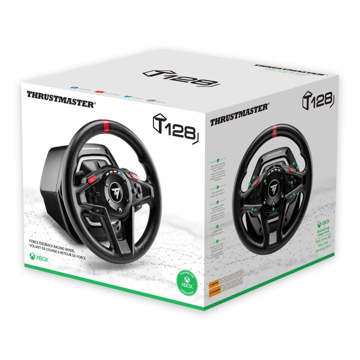Thrustmaster T128 Black USB Racing Wheel + Analog/Digital Pedals PC…