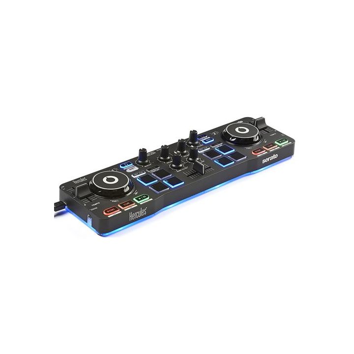 Mesa de mistura Hercules Starlight com opção de scratch ao ligar um…