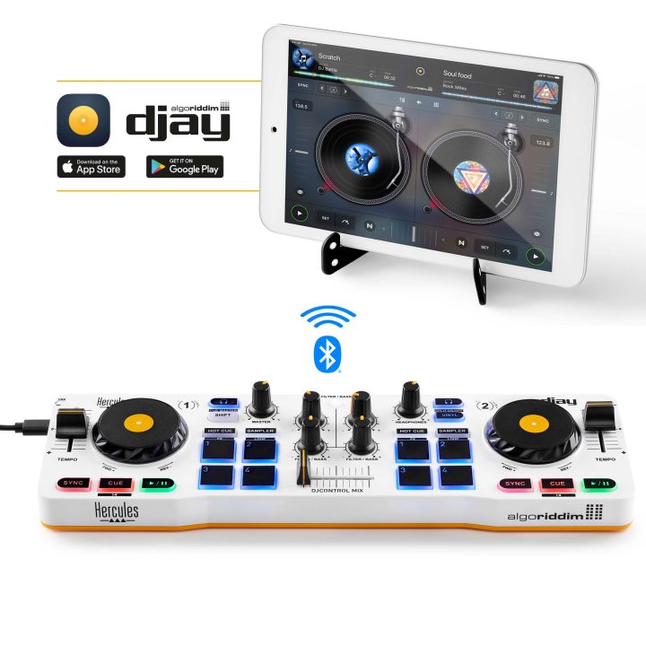 Hercules Controlador DJ 2 Canais com Auscultadores