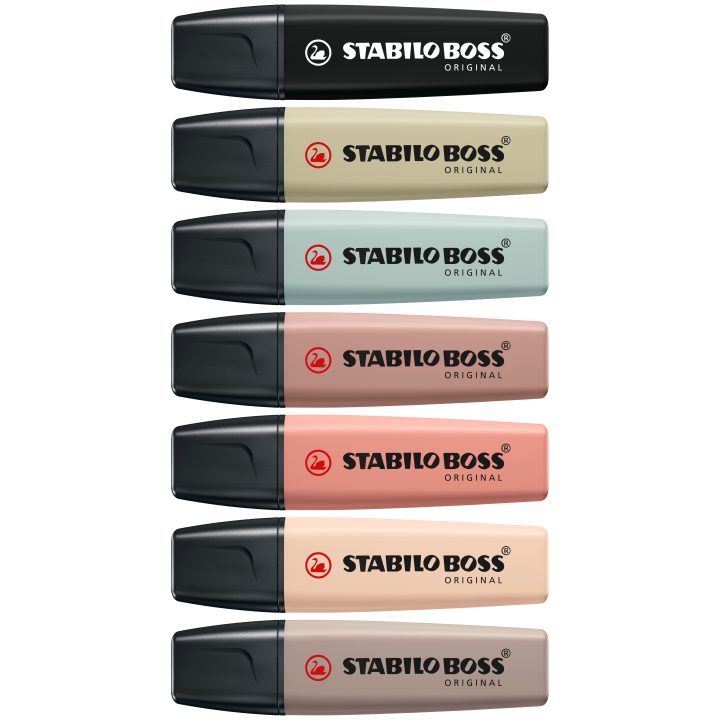 Stabilo BOSS NatureColors highlighter 6 piece(s) Chisel tip Black…