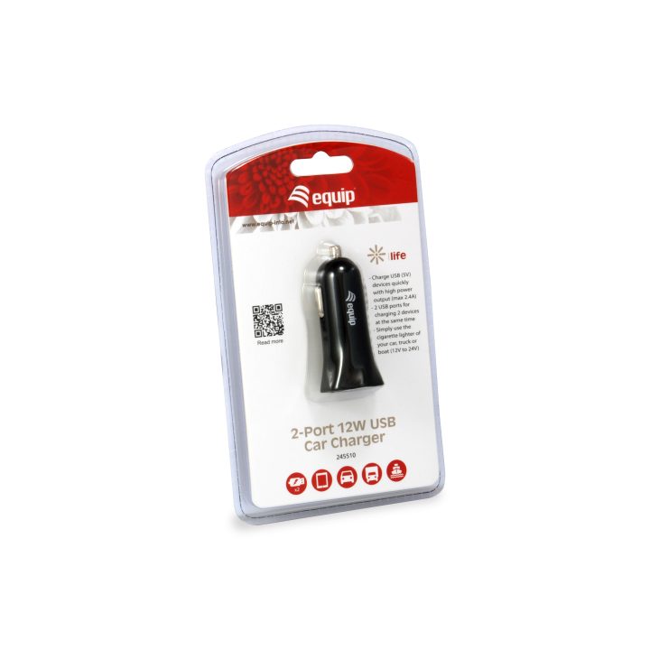 Equip 245510 Universal Mobile Device Charger Black Cigarette Lighter…