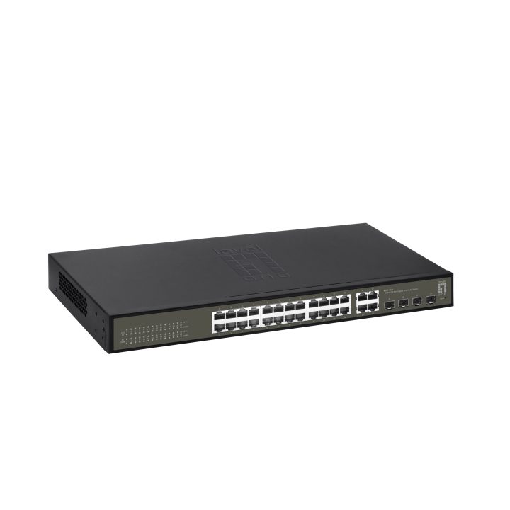 LevelOne GES-2128 Managed L2 Gigabit Ethernet (10/100/1000) Switch…