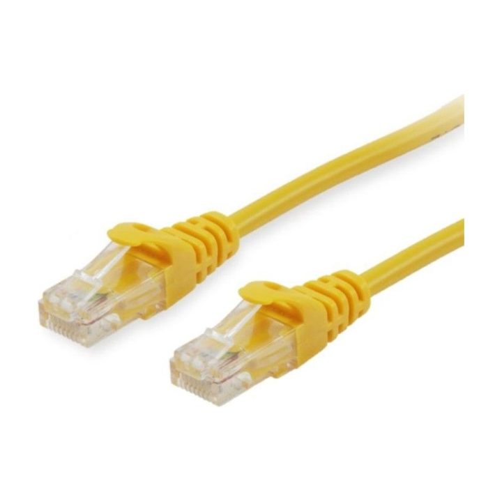Equip 603063 cabo de rede Amarelo 2 m Cat6a U/UTP (UTP) Redondo