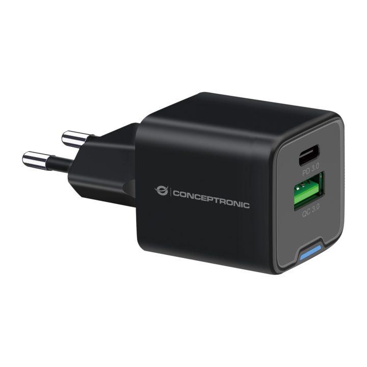 Conceptronic ALTHEA15B Universal Mobile Device Charger Black AC Fast…