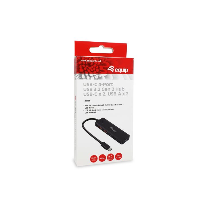 Equip 128966 USB 3.2 Gen 2 (3.1 Gen 2) Type-C Interface Hub 10000…