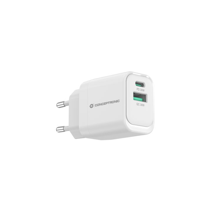 Conceptronic ALTHEA19W33 Universal Mobile Device Charger White AC…
