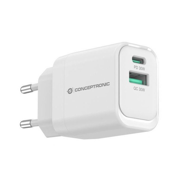 Conceptronic ALTHEA19W33 Universal Mobile Device Charger White AC…