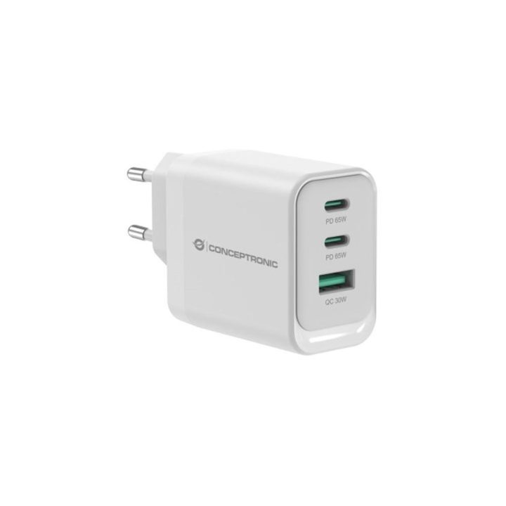 Conceptronic ALTHEA21W65 Universal Mobile Device Charger White AC…