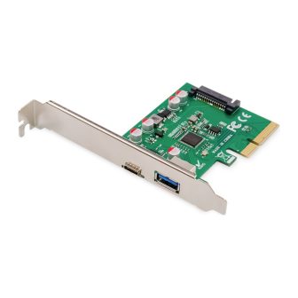 Digitus Placa PCIe, USB Type-C™ + USB-A (DS-30225)