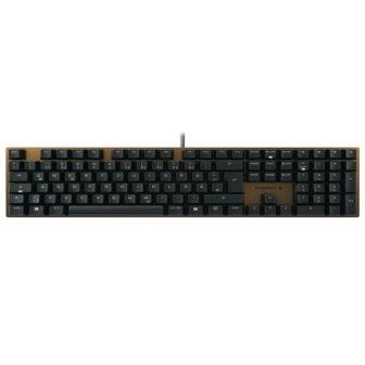 CHERRY KC 200 MX Teclado de Jogo USB QWERTY Nórdico Preto, Bronze