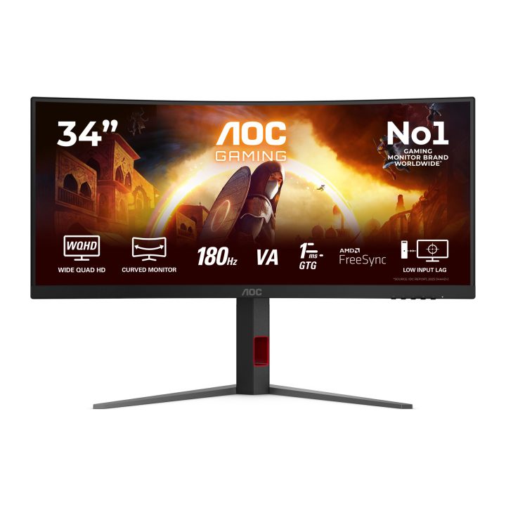 AOC G4 CU34G4 34" UWQHD 180 Hz Curved