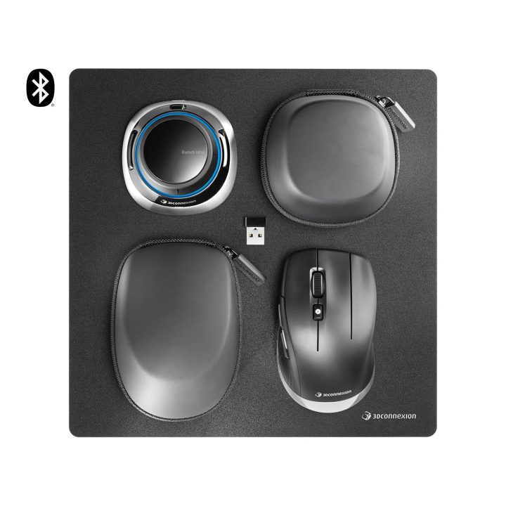 3Dconnexion SpaceMouse Wireless Kit 2 ratón mano derecha RF Wireless…