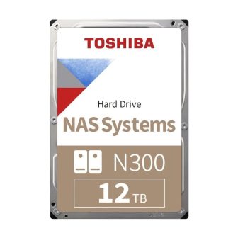 Toshiba N300 NAS HDD 12TB 3.5" SATA 6Gb-s 7200rpm (HDWG51CUZSVA)