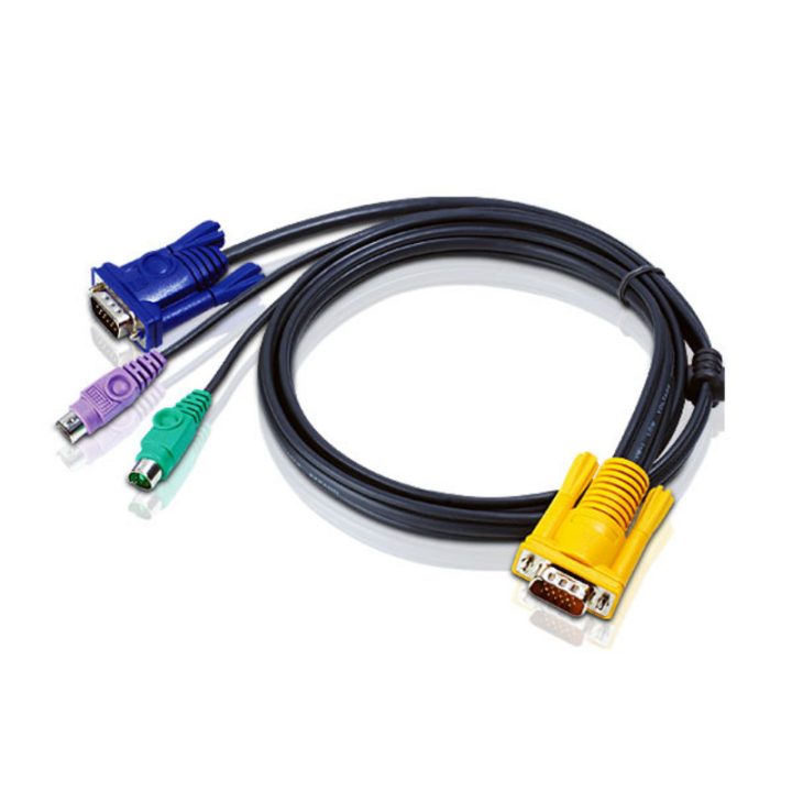 ATEN Cable KVM PS/2 con SPHD 3 en 1 de 1,8 m