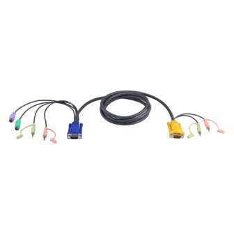 ATEN Cabo KVM PS/2 com áudio e SPHD 3 em 1 de 3 m
