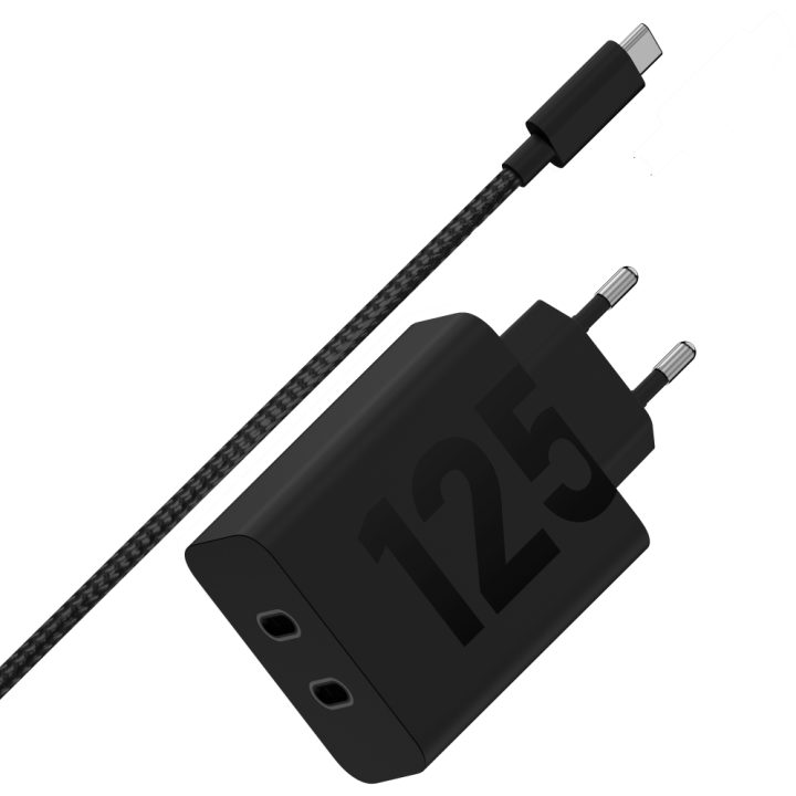 Carregador Universal Motorola TurboPower 125W Duo Preto Corrente…