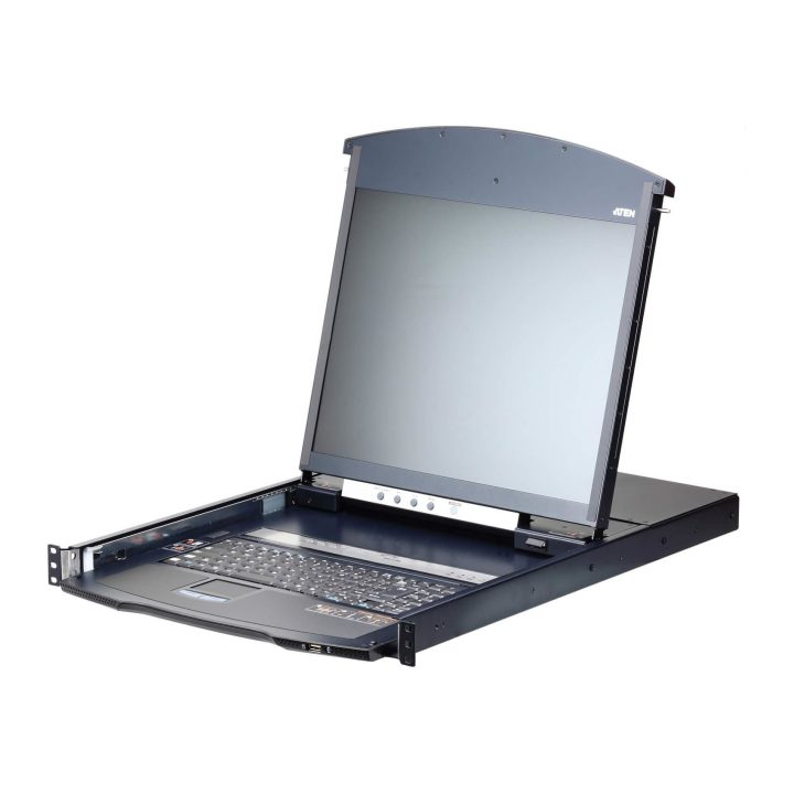 ATEN KL1108VN consola de rack 19" 1280 x 1024 Pixeles Metal Negro 1U