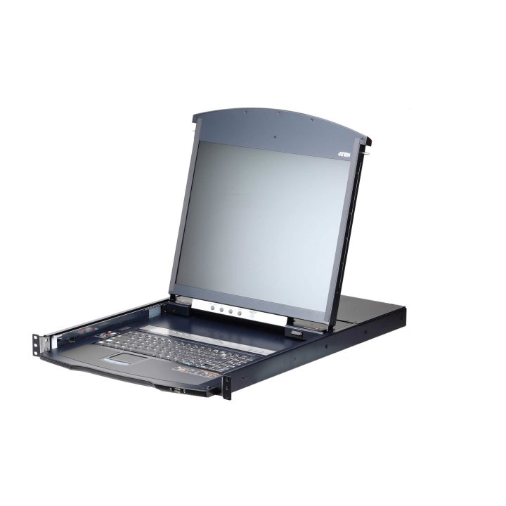 ATEN KL1108VN 19" rack console 1280 x 1024 Pixels Metal Black 1U