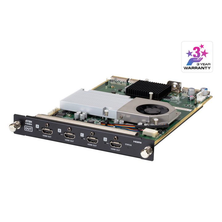 ATEN VW884-AT Wall-Mount Video Processor Black, Green, Metallic 54.72…