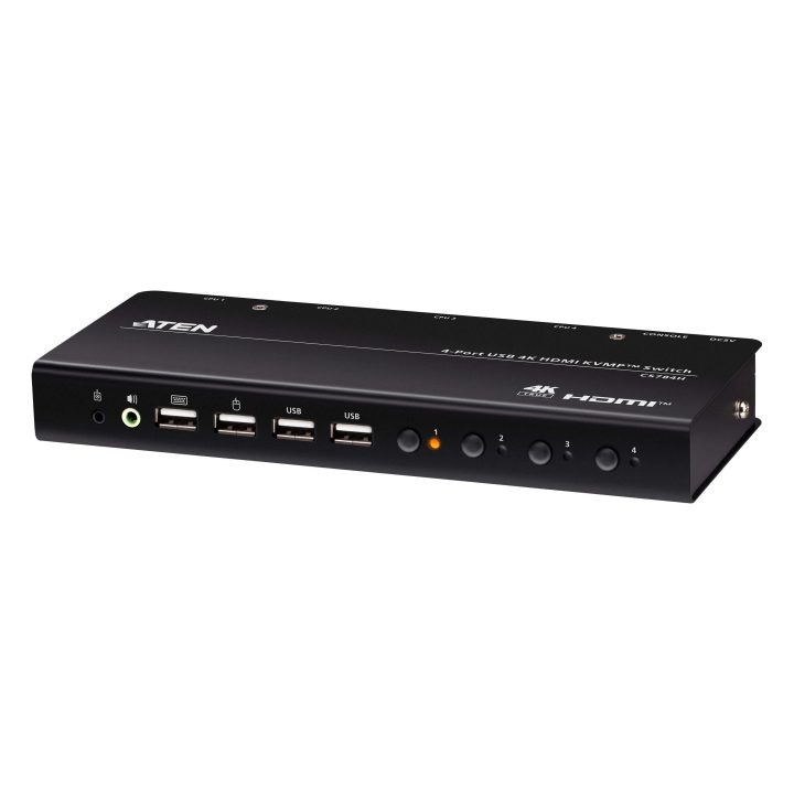ATEN CS784H interruptor KVM Preto