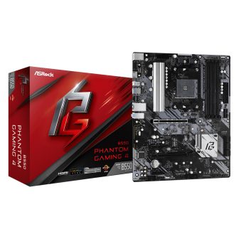 ASRock B550 Phantom Gaming 4 AMD B550 AM4 Socket ATX…