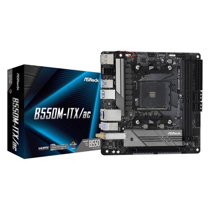 Asrock B550M-ITX/ac Socket AM4 Mini ITX AMD B550 (90-MXBDH0-A0UAYZ)