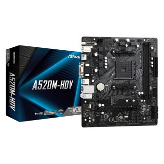placa ASRock A520M-hdv,AMD,AM4,a520,2ddr4,matx (90-MXBE50-A0UAYZ)