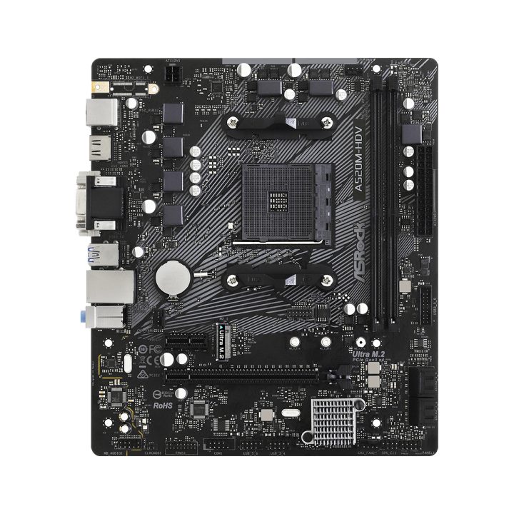 placa ASRock A520M-hdv,AMD,AM4,a520,2ddr4,matx (90-MXBE50-A0UAYZ)