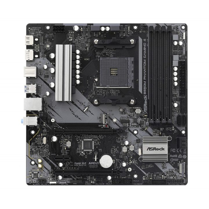 Asrock B550M Phantom Gaming 4 AMD B550 Socket AM4 micro ATX…