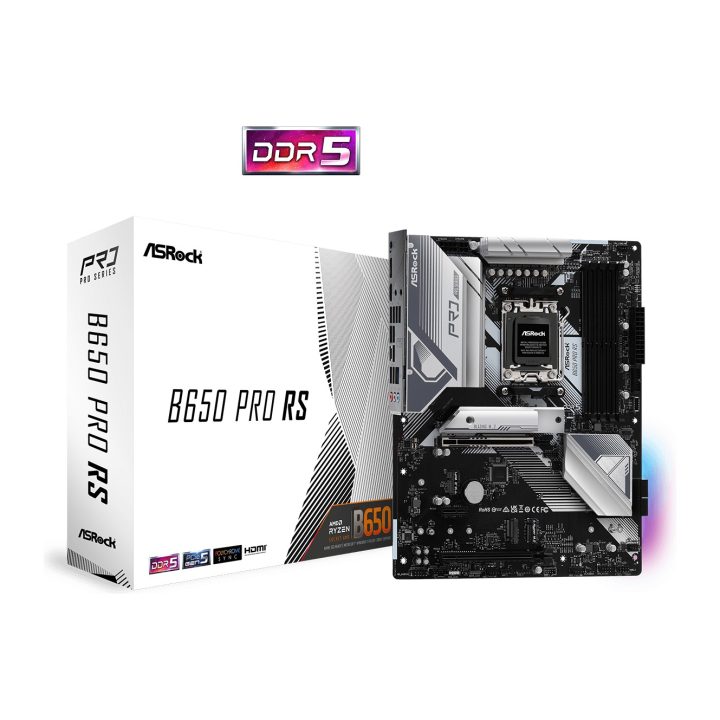 Motherboard ASRock B650 Pro RS AMD B650 Socket AM5 ATX…