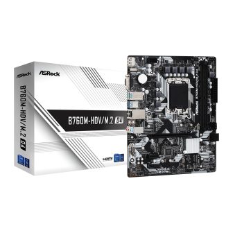 Asrock B760M-HDV/M.2 D4 Intel B760 LGA 1700 micro ATX…