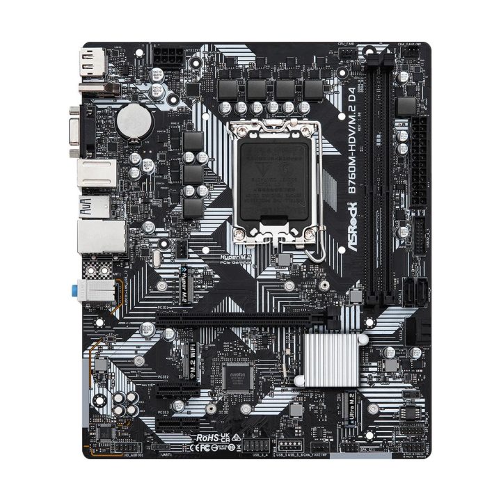 Asrock B760M-HDV/M.2 D4 Intel B760 LGA 1700 micro ATX…