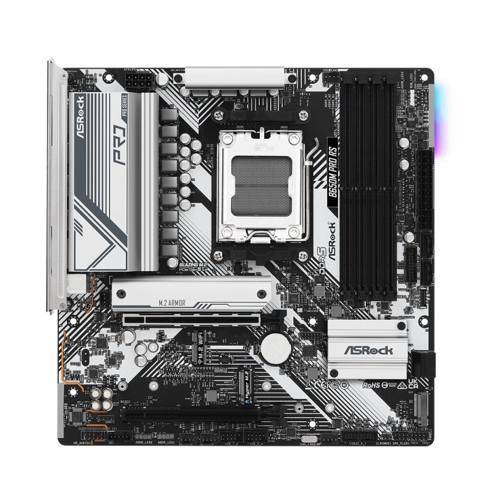 ASRock B650M Pro RS AMD B650 AM5 Socket Micro ATX (90-MXBLP0-A0UAYZ)