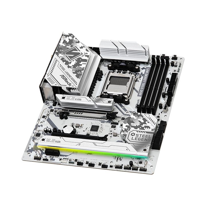 Asrock B650 Steel Legend WiFi AMD B650 Zócalo AM5 ATX…